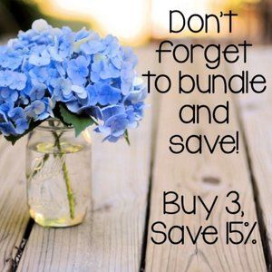 Buy 3, Save 15% on a Bundle!